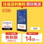 ポケットwifi レンタル 14日 無制限 レンタルwifi 2週間 wifi レンタル 1日10GB ソフトバンク Softbank ドコモ docomo au G40