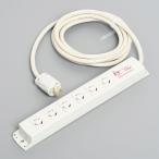 KC1210NF アメリカン電機 引掛形 OAタップ6ヶ口 コードセット NF付 接地2P 15A 125V