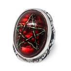 アレックスストリーター Alex Streeter エンジェルハートリングwソーンスター レッド Angel Heart Ring w Thorn Star