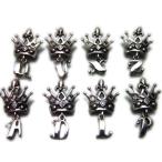 ロイヤルオーダー Royal Order レタークラウンw1ダイヤモンドペンダント Letter Crown w 1 Diamond
