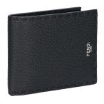 【お取り寄せ】 【並行輸入品】 フェンディ FENDI メンズ 折財布 ニつ折り財布 小銭入れ付き SELLERIA セレリア 7M0194 AP3B F0GXN BLACK+PALLADIUM