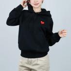 【並行輸入品】 コムデギャルソン COMME DES GARCONS ユニセックス パーカー フーディ スウェット プルオーバー PLAY プレイ T174 SWEATSHIRT RED EMBLEM
