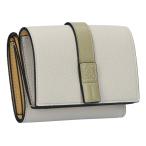 【お取り寄せ】 ロエベ LOEWE 折財布 3つ折り財布 C660TR2X03 5666 SHELL GREY/EUCALYPTUS トライフォールド ウォレット