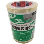 テープ プロセルフ 透明梱包用テープ 3巻パック No.3303 厚さ0.07mm×幅50mm×長さ50m J6040 ニトムズ OPPテープ 梱包テープ 粘着テープ 透明テープ