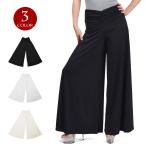 ダンスパンツヨガパンツウエストギャザーストレッチワイドパンツヨガウェアEC...