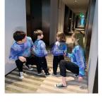 子供服 カップル ベビー キッズ レディース メンズ 春秋 長袖 虹 親子服 トレイナー トップス 親子ペア 家族4人お揃い 家族3人お揃い 韓国風 カジュアル