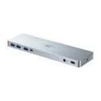 サンワサプライ　USB-CVDK6　USB Type-C専用ドッキングステーション(HDMI/DisplayPort対応・PD対応)