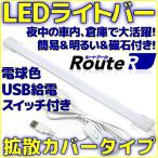 新品 ルートアール LEDライトバー 電球色タイプ RL-BAR30LD USB接続 スイッチ付き ケーブル長さ約150cm 両面テープ＆マグネット付き デスクライト 軽量 省エネ