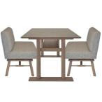 ダイニングセット 3点 テーブル ダイニングテーブル ベンチ ミーテ (IS)