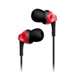 radius(ラディウス) HP-NEF21R(レッド) 女性にも装着しやすい おしゃれなカナル型イヤホン