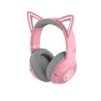 Razer　Kraken Kitty V2 BT (Quartz Pink) ゲーミングヘッドセット Bluetooth ワイヤレス ヘッドホン レイザー クラーケン 猫耳 ネコ耳