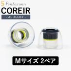 日本ディックス Pentaconn COREIR -ペンタコン コレイル- AL ALLOY M 2ペア Yellow(PTM02-M) イヤーピース イヤーチップ