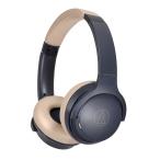 audio-technica беспроводной наушники ATH-S220BT NBG темно-синий бежевый 