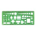 | отметка 5 раз |sinwa66008 шаблон TD-2 мебель символ линейка ( маленький )1/100