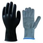 with garden Lotti(ロッティ)快適さらさらインナー ブラック Lサイズ 東和コーポレーション 手袋 アウトレット