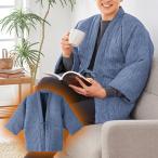 ショッピングはんてん 高島ちぢみ ぽかぽか中綿はんてん M〜L LL〜3L