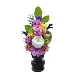 お供え用プリザーブドフラワー 花器付L