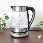 ショッピング電気ケトル 温度調整ガラス電気ケトル 1.7L タマハシ サスティア SUS-02 電気ケトル