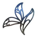  стена украшение наружная стена железный способ . украшение цельный type Try leaf символ черный чёрный aluminium модный 