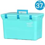 クーラーボックス 大柄 保冷 アクアブルー 37L 500ml×35本分 保冷力 発泡材 取手 日本製 クーラーバッグ ショルダーベルト付き