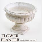 プランター 植木鉢 フラットベース 大 直径26cm (底穴あり) レジン 鉢 オーナメント オシャレ