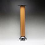 テーブル脚 昇降式ポール脚 DSS-600B 高さ調整幅 400〜500mm（2cm間隔x5段階昇降） 木目塗装