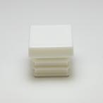 パイプキャップ 樹脂 30mm 角パイプ用 厚み1.2～1.6mm用  白 ホワイト