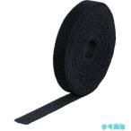 TRUSCO MKT-20250-BK マジックバンド[[R下]]結束テープ 両面 黒 20mm×25m