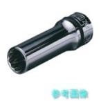 nepros NB3L-19W 9.5sq.ディープソケット(十二角) 対辺寸法19mm 差込角9.5mm 全長60mm