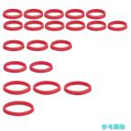 (nepros) NTYR20RX 9.5sq.ソケットセット用ゴムリングセット 赤