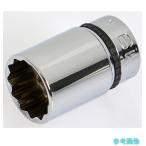 nepros NB3M-19W 9.5sq.セミディープソケット(十二角) 対辺寸法19mm 差込角9.5mm 全長40mm