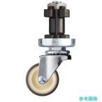 (ハンマー) 4202EN-UR40 パイプ差込み旋回式ウレタン車輪(ナイロンホイール)40mm φ38用