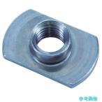 TRUSCO TBW08-0010 T型溶接ナット 2A スチール生地 M10 パイロット付ダボ無し 5個入 【1PK(5個)】