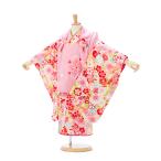 753 着物 3歳　七五三 3歳　753 着物｜ h-267 七五三 ブランド 式部浪漫 着物：黄色 被布：ピンク 七五三 着物 被布  七五三 簡単な着せ方  お揃い