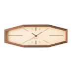 シャンブル 電波時計 LINE CLOCK WALNUT ウォールナット 電波時計 ウォールクロック 壁掛け時計 ロマン レトロ モダン 時計 アンティーク雑貨 インテリア雑貨