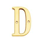 納期未定欠品中 真鍮 切り文字(76サイズ) ブラスレター 金色 76mm 「D」 アンティーク ブラス 雑貨 [820304] ゴーリキアイランド