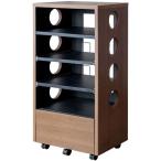 ゲーム機ラック REGABO レガボ ブラウンブラック 組立式 [560002001] GRK-002-BRBK 宮武製作所 メーカー直送