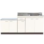 流し台 公団型・N型・C型 公団型 Nタイプ  大型ゴミ収納器付 [N55-180G(R/L)] 間口1,800 ニッサンハロー 関西一部エリア 法人様限定 メーカー直送