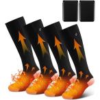  электрический нагрев носки 2 пар комплект черный [XX-WZ01-2black] свободный размер (22~28cm) 6000mAh аккумулятор (PSE засвидетельствование settled ) есть 4 -ступенчатый температура регулировка охлаждение . меры COVELLko bell G.B.Z