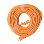 園芸機械用 延長コード 20m VCT/1.25×2芯 15A・125V(合計1500Wまで) ECT-S720 オレンジ 20m延長コード 1口延長コード ソフトケーブル 園芸