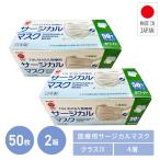 ショッピングマスク 日本製 日本製 4層式 サージカルマスク 医療用マスク クラス3100枚 (50枚入×2箱) ホワイト マスク 使い捨てマスク 痛くない ウイルス 細菌 飛沫 防塵 花粉 感染対策