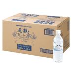 尾瀬のおいしい水 500ml×24本 水 お水 天然水 ミネラルウォーター 飲料水 ペットボトル 2L 名水百選 尾瀬 国産 箱 ケース まとめ買い ニチネン