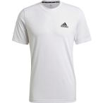 adidas アディダス M　D2M　FR　Tシャツ　メンズ　トップス　半袖シャツ　半そで　トレーニング　 IWO37 WHT/BLK