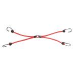 キャプテンスタッグ CAPTAIN STAG ストレッチコード50cm×8mmフック4個付  M7443