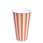 ショッピングコップ 紙コップ14オンス（SCM-400P）ストライプ　1400個