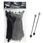 マドラースプーン130mm黒 100本