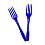 カラーフォーク160mm クリアブルー（個包装） 500本