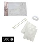  хлопок E комплект (DEAR LEAF) резинка для волос белый 500 шт 