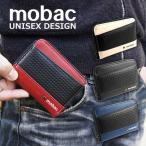 小銭入れ メンズ ラウンドファスナー コインケース メッシュエンボス ツートンカラー バイカラー mobac