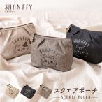 ポーチ 可愛い おしゃれ タックポーチ 小さめ 化粧ポーチ スクエアポーチ レディース ファスナー 猫 ねこ キャラクター SNS 漫画 軽量 ギフト対応可能 送料無料